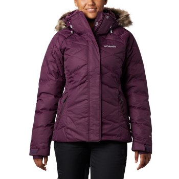 Columbia Ženske Jakne - Lay D Down II Crne Roze | LBJC-60291